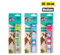 Pet dog collar tartan 30-50cm med