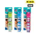 Pet dog collar tartan 40-60cm large