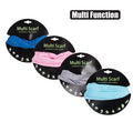 Multi-functional scarf plain colours