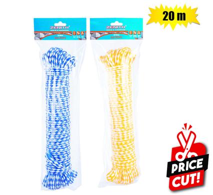 Ski-rope 10mm x 20m-hank 2-color zenith