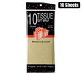 Paper tissue 50x66cm 10xshts gold