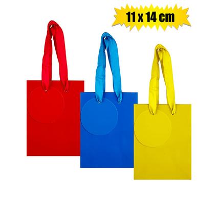 Gift-bag solid color sml 11x14cm