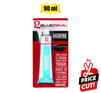 Glue-devil silicone 90ml marine (clear)