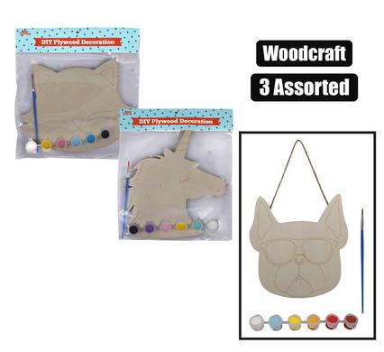 Art+craft paint your own wood craft
