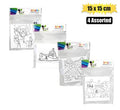 Art+craft canvas printed 15x15cm