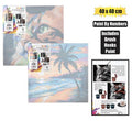 Art+craft paint-by-number canvas 40x40cm
