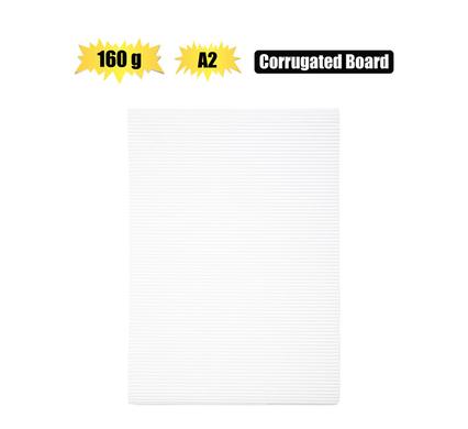 Art+craft a2 corrugated board 160gsm wht