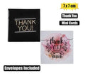 Card & env mini thank you designs