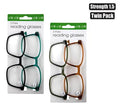 Reading glass twin packs strngth:1.5