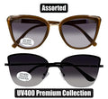 Sunglass pre/lds metal cateye