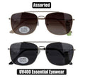 Sunglass ess/mens squared metal