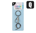 Keychain alpha metal q