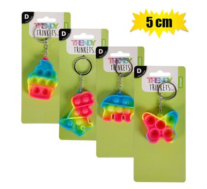 Keychain bubble popping fun 5cm