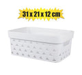 Basket pl triangle pattern 31x21x12cm
