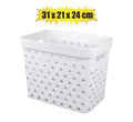 Basket pl triangle pattern 31x21x24cm