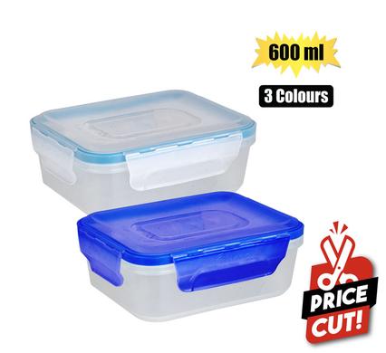 Container clip lock 600ml quatro
