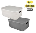 Storage box shell design with lid 13l
