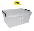 Storage box maxi clear 20l 48x32x20cm