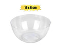 Party bowl pl 14cm dia clear