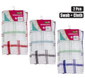 Dish cloth + swab set 2pc honeycomb