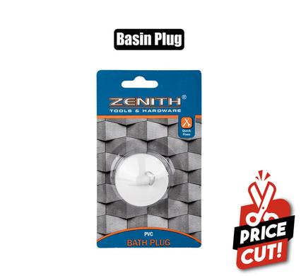 Bath-plug white zenith