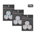 Hook pl adhesive round 3pc