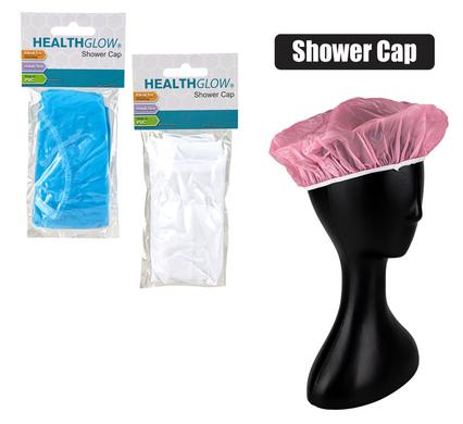 Shower cap pvc asstd