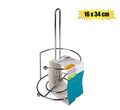 Toilet roll holder chrome 34x16cm