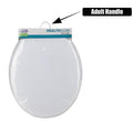 Toilet soft-seat large asstd