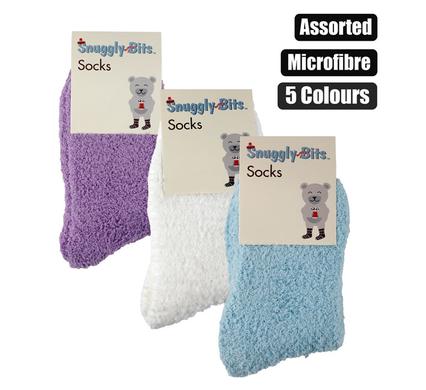 Socks adult microfibre plain colours
