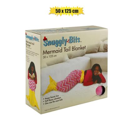 Blanket mermaid-tail 50x125cm