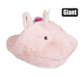 Cushion warmer giant slipper unicorn