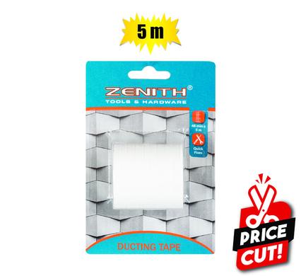 Tape ducting white 48mmx5m zenith