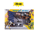 Gun transform w/foam darts 20cm asstd