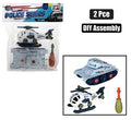 Vehicle tools diy assembly 2pc police