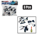Vehicle tools diy assembly 3pc police