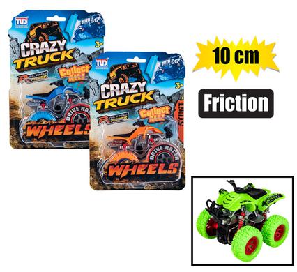 Vehicle jeep monster quad friction 10cm