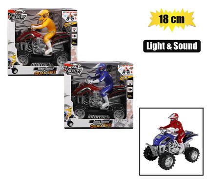 Battery operated quad sound light 18cm