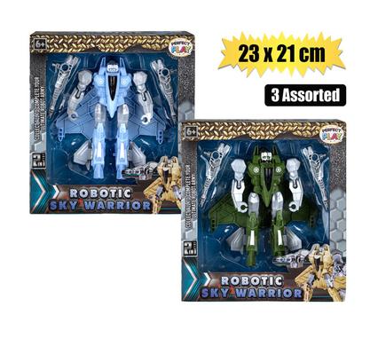 Boys playset transform sky robot 23x21cm