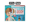 Puzzle jigsaw the human body 24pc