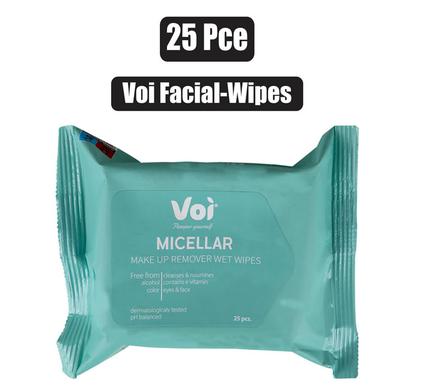 Voi facial-wipes micelar 25pce