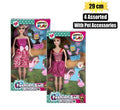Fashion doll with pet asstd 29cm
