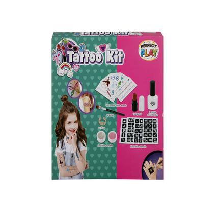 Playset beauty sparkly tattoo kit