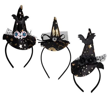 Dress up headband witch hat