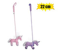 Plush unicorn w/leash peyton 22cm
