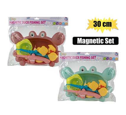 Baby bath fishing duck set magnetic 30cm