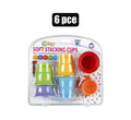 Baby toy edu stacking cups 6pc 25x23cm
