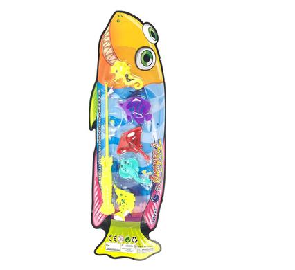 Game fishing mini with rod