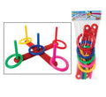 Sport game throw ring set w/5 rings