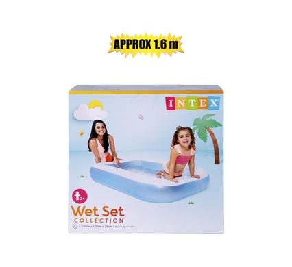 Intex pool rectangular 166x100x28cm